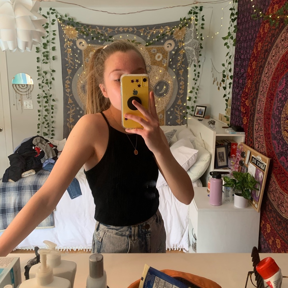 Brandy Melville black halter top